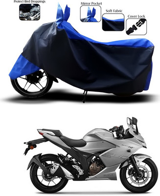 AUTOCAD Waterproof Two Wheeler Cover for Suzuki(Blue)