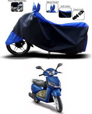 ANTHUB Waterproof Two Wheeler Cover for Mahindra(Gusto, Blue)