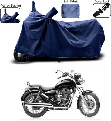 SEBOMGO Waterproof Two Wheeler Cover for Royal Enfield(Thunderbird 500, Blue)