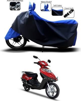 APNEK Waterproof Two Wheeler Cover for Hero(Electric Flash, Blue)