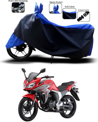 ANTHUB Two Wheeler Cover for Yamaha(Fazer, Blue, Black)