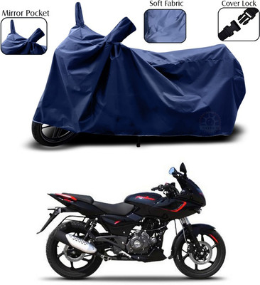 ANTHUB Two Wheeler Cover for Bajaj(Pulsar 180 DTS-i, Blue)