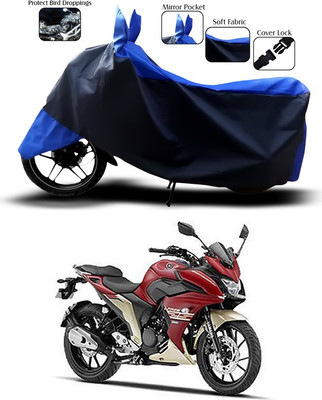 ANTHUB Two Wheeler Cover for Yamaha(Fazer, Blue)