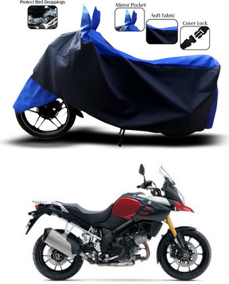 SEBOMJO Two Wheeler Cover for Suzuki(V Strom 1000, Blue)