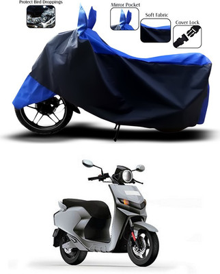 ANTHUB Waterproof Two Wheeler Cover for 22Motors(Flow, Blue)