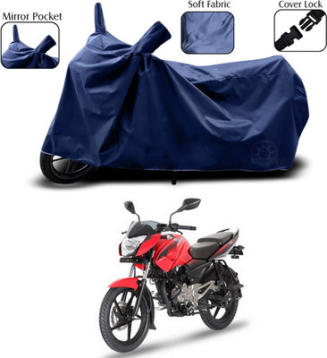 SEBONGO Two Wheeler Cover for Bajaj(Pulsar 135 LS DTS-i, Blue)