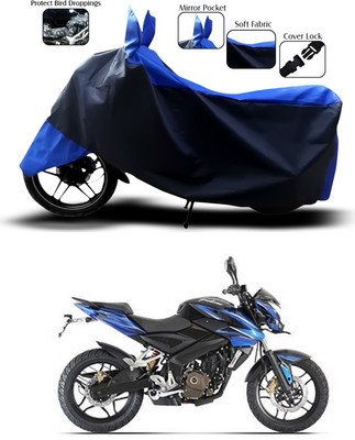 ANTHUB Waterproof Two Wheeler Cover for Bajaj(Pulsar 200 NS DTS-i, Blue)