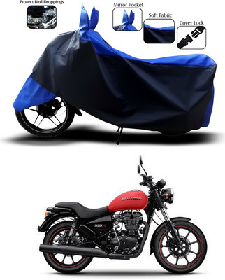 SEBOMGO Two Wheeler Cover for Royal Enfield(Blue)