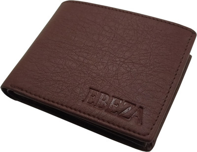 EBEZA Men Casual Brown Artificial Leather Wallet(4 Card Slots)