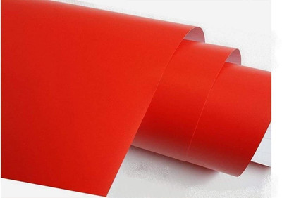HOME13 Decorative Red Wallpaper(30 cm x 127 cm)