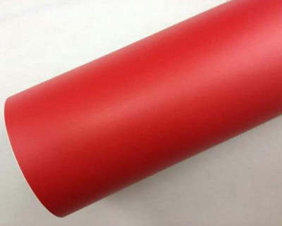 HOME13 Decorative Red Wallpaper(60 cm x 121 cm)