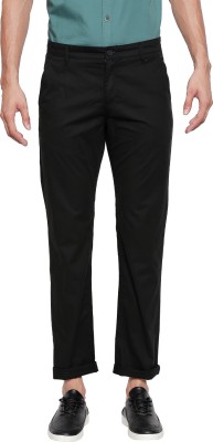 Byford by Pantaloons Regular Fit Men Black Trousers