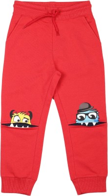 Plum Tree Relaxed Boys Red Trousers