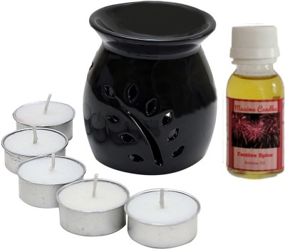 Maxime Candles Festive Spice Aroma Oil, Diffuser, Diffuser Set(100 ml)