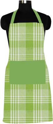 Flipkart SmartBuy Cotton Home Use Apron - Free Size(Green, White, Single Piece)