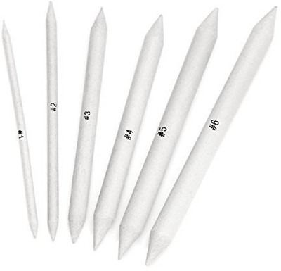 sabahz Art Paper Stump (White) - Set of 6 Pieces