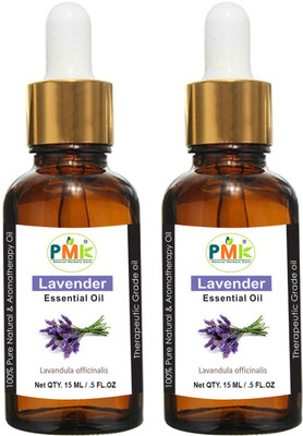PMK Pure Natural Lavender Essential Oil (15ML Pack of 2)(30 ml)