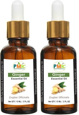 PMK Pure Natural Ginger Essential Oil (15ML Pack of 2)(30 ml)