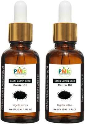 PMK Pure Natural Black Cumin Seed Carrier Oil (15ML Pack of 2)(30 ml)