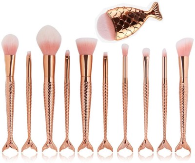 LARA KOSSLER FISH MAKEUP BRUSH SET OF 11 ..(Pack of 11)