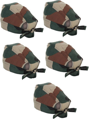 ZACHARIAS Printed Beanie Cap(Pack of 5)