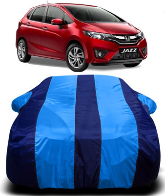 V VINTON Car Cover For Honda Jazz (With Mirror Pockets)(Blue)