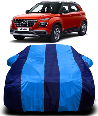 Swarish Car Cover For Hyundai Venue (With Mirror Pockets)(Blue)