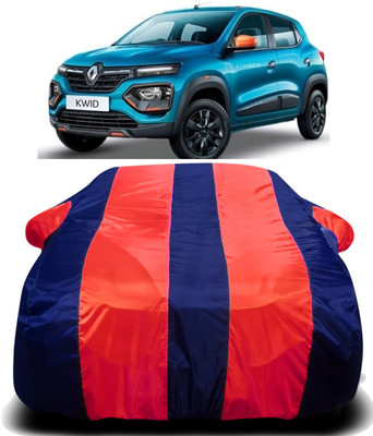 V VINTON Car Cover For Renault Kwid (With Mirror Pockets)(Multicolor)