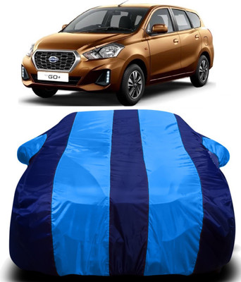 Swarish Car Cover For Datsun Go+ (With Mirror Pockets)(Blue)