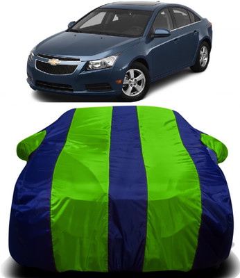 Swarish Car Cover For Chevrolet Cruze (With Mirror Pockets)(Green, Blue)