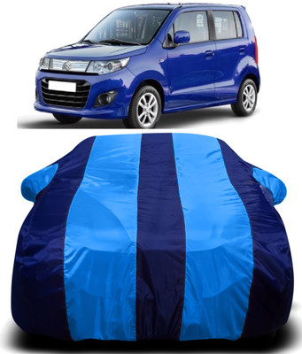PVSTAR Car Cover For Maruti Suzuki WagonR Stingray (With Mirror Pockets)(Blue)