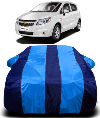 S Shine Max Car Cover For Chevrolet Sail UVA (With Mirror Pockets)(Blue)