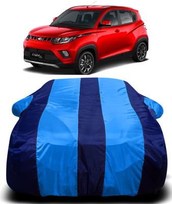 V VINTON Car Cover For Mahindra KUV100 (With Mirror Pockets)(Blue)