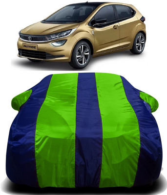 Swarish Car Cover For Tata Altroz (With Mirror Pockets)(Green, Blue)
