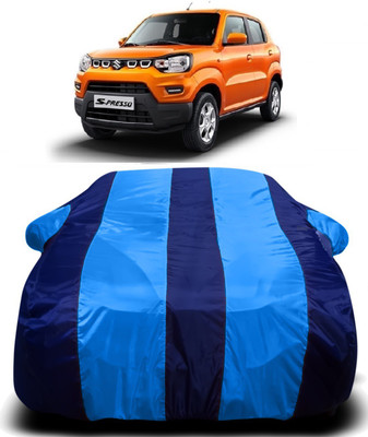 Swarish Car Cover For Maruti Suzuki S-Presso (With Mirror Pockets)(Blue)