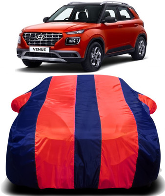 V VINTON Car Cover For Hyundai Venue (With Mirror Pockets)(Red, Blue)