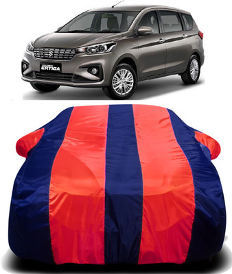 V VINTON Car Cover For Maruti Suzuki Ertiga (With Mirror Pockets)(Red, Blue)