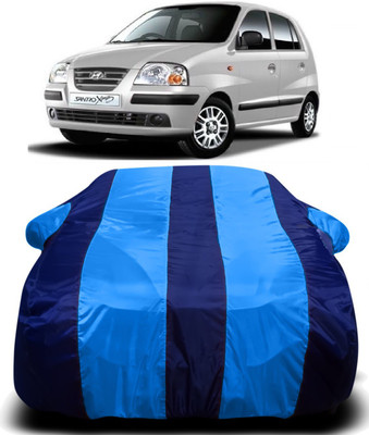 PVSTAR Car Cover For Hyundai Santro Xing (With Mirror Pockets)(Blue)
