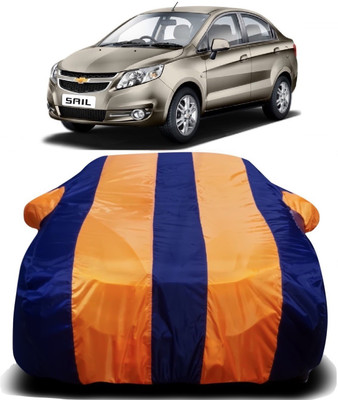 Swarish Car Cover For Chevrolet Sail (With Mirror Pockets)(Multicolor)