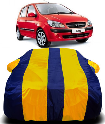 Swarish Car Cover For Hyundai Getz Prime (With Mirror Pockets)(Yellow, Blue)