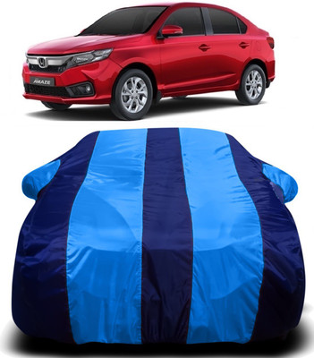 Swarish Car Cover For Honda Amaze (With Mirror Pockets)(Blue)