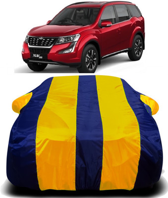 V VINTON Car Cover For Mahindra XUV 500 (With Mirror Pockets)(Yellow, Blue)