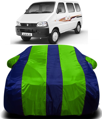 Swarish Car Cover For Maruti Suzuki Eeco (With Mirror Pockets)(Green, Blue)