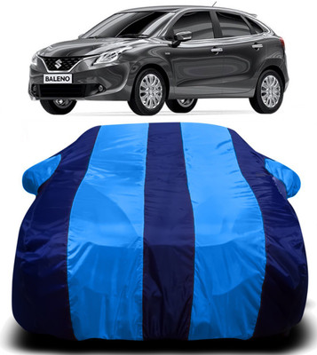 XOCAVO Car Cover For Maruti Suzuki Baleno (With Mirror Pockets)(Blue)