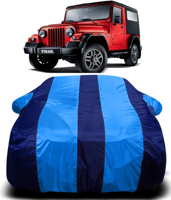 XOCAVO Car Cover For Mahindra Thar (With Mirror Pockets)(Blue)