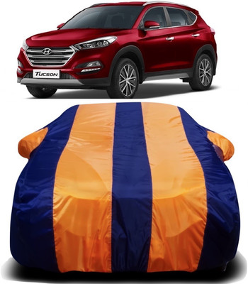 AXLOZ Car Cover For Hyundai Tucson (With Mirror Pockets)(Multicolor)