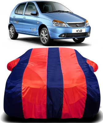 Swarish Car Cover For Tata Indica V2 (With Mirror Pockets)(Multicolor)