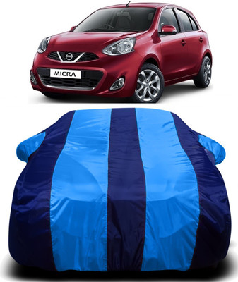 Swarish Car Cover For Nissan Micra (With Mirror Pockets)(Blue)