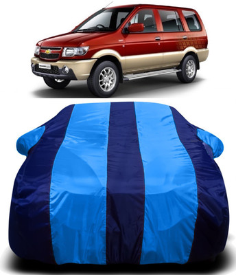 PVSTAR Car Cover For Chevrolet Tavera (With Mirror Pockets)(Blue)