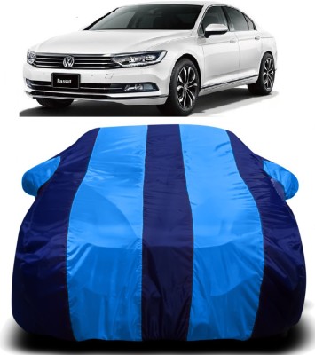 S Shine Max Car Cover For Volkswagen Passat (With Mirror Pockets)(Blue)